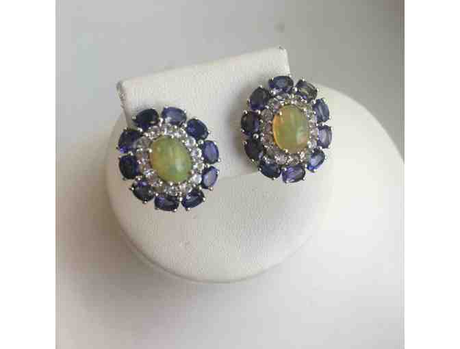 Ethiopian Opal Earrings