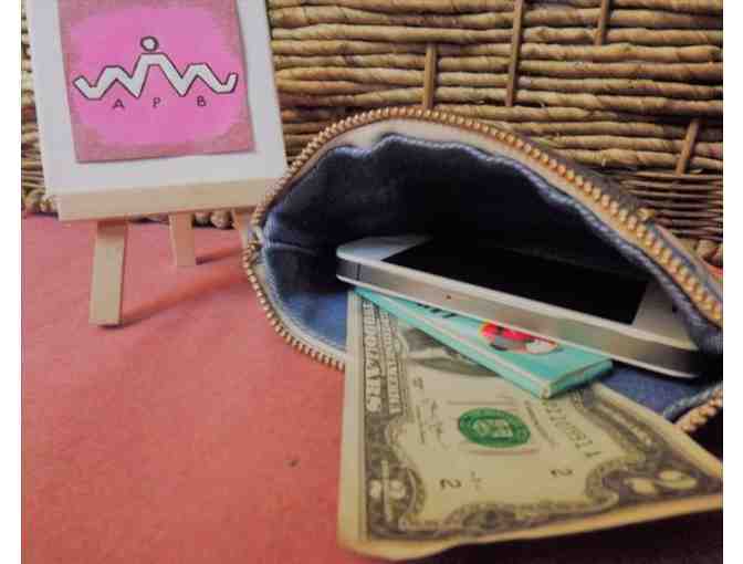 Wallet Pouch from Aalpha Pink Bureau and Amex Gift Cards