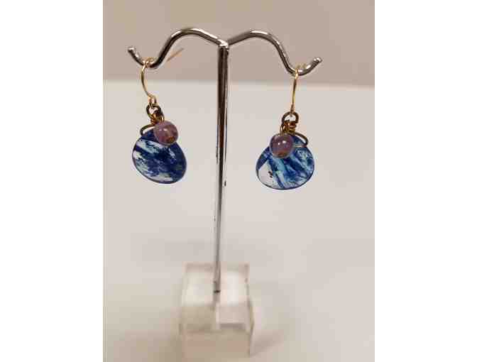 Blue Briolette Drop Earrings John Wind