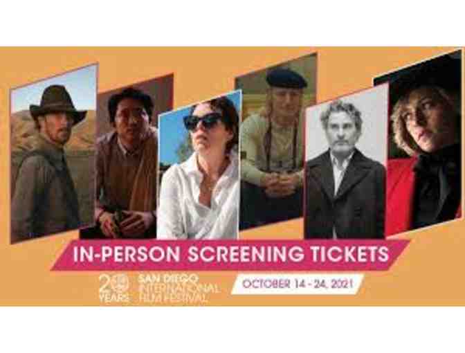 San Diego International Film Festival - Festival Pass for TWO!