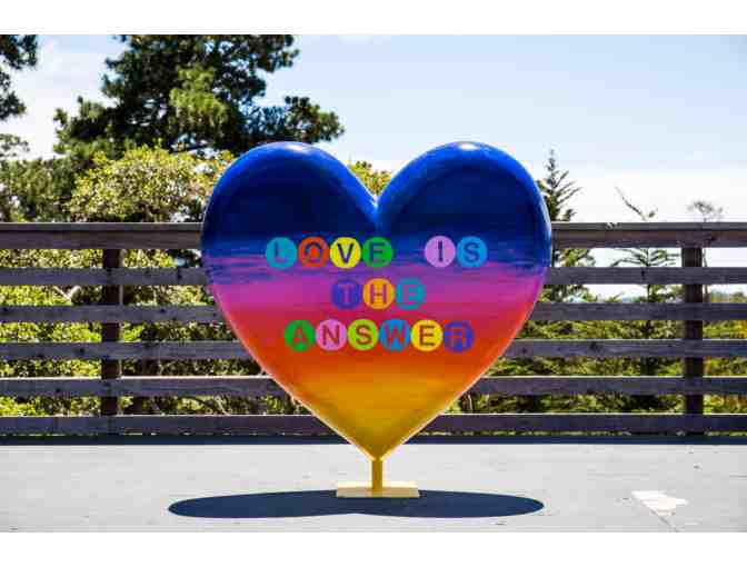 Heart Sculpture 'Let Love Be' by Laura Crystina Alexander