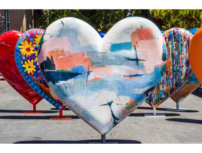 Heart Sculpture 'Sea of Color' by Ann Elliott Artz