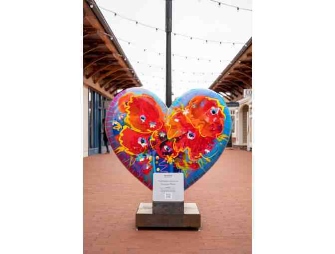 signed Heart Sculpture 'Bohemia' by Simon Bull