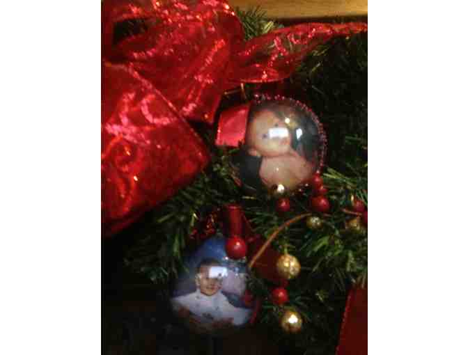 Christmas Wreath with the beautiful faces of Mrs. Boerem's 4th Grade Class