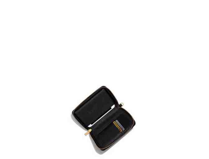 Tory Burch Robinson Zip-Around Smartphone Wristlet in Black