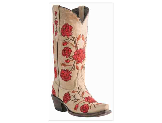 Ladies' Lucchese Natural Panamera Western Calf Boots from Orisons 'We Dress Texas'