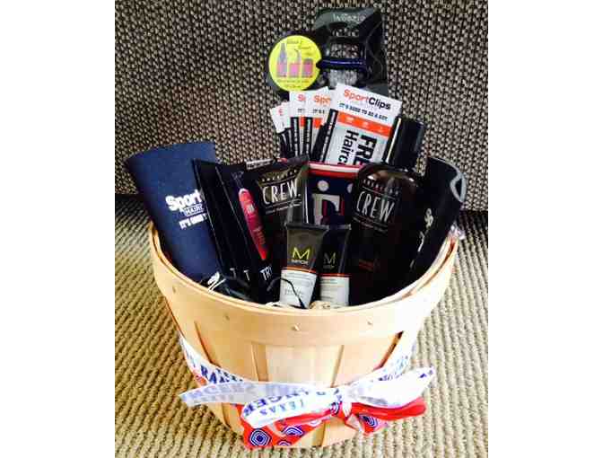Sport Clips - Basket w/Hair Products + 9 Free Haircuts