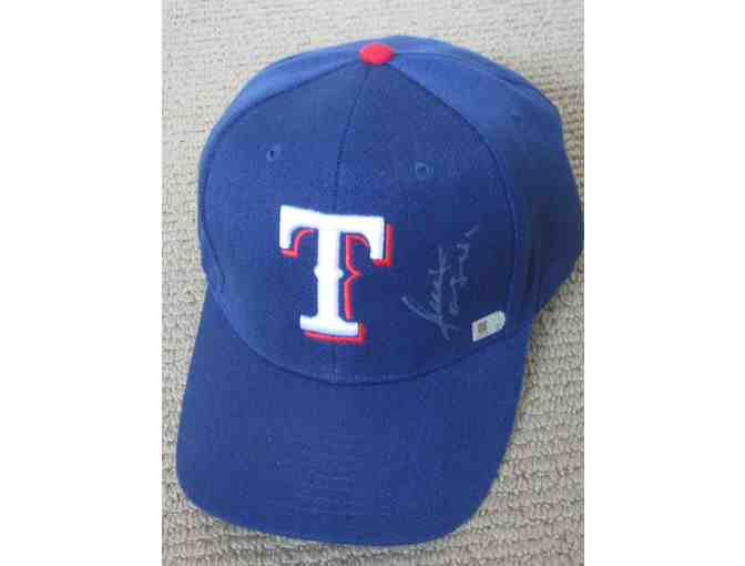 Texas Rangers Alexi Ogando Autographed Hat