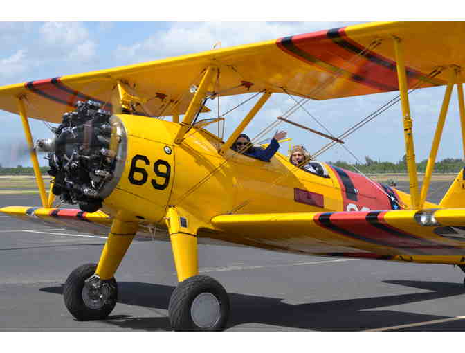 One Hour Flight in 1940 Stearman Bi-Plane