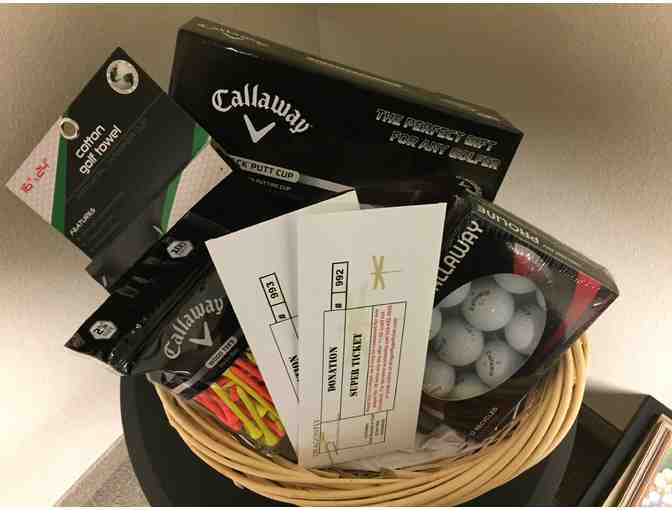 Two Rounds of Golf and Golf Items