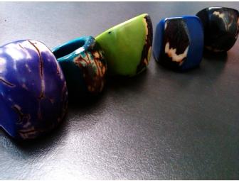 Mother Nature's Art - Tagua rings