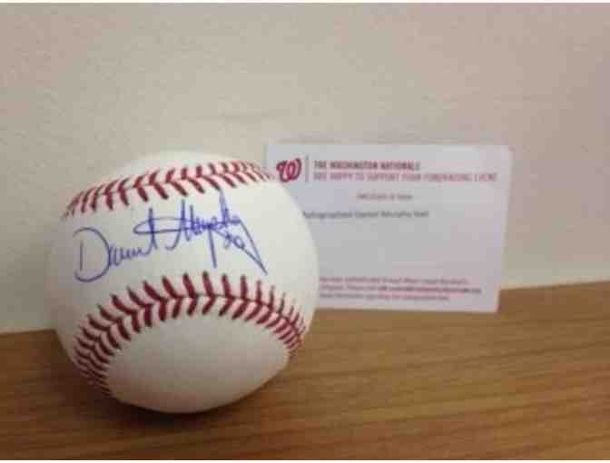 Washington Nationals' Autographed Daniel Murphy baseball