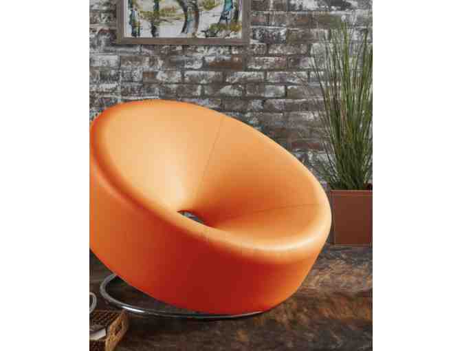 2 Burnt Orange Accent Chairs