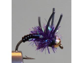 Fabulous Purple Fly Box! 175 Dries and Wets!