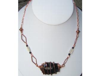 Agate and Copper Necklace