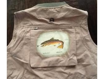 One-of-a-Kind Hand Painted Fishing Vest