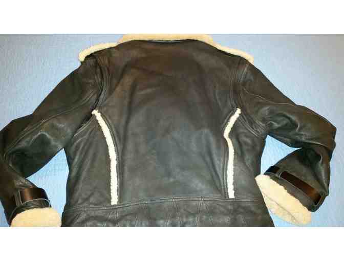 Ladies Harley Davidson Brown Sheepskin lined Leather Jacket