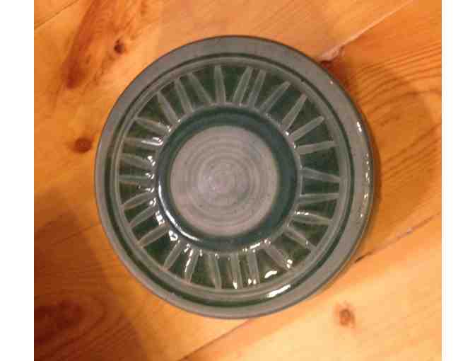 Hand-Thrown Pottery Jar with Lid