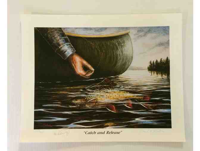 David Footer Numbered Print 'Catch and Release'
