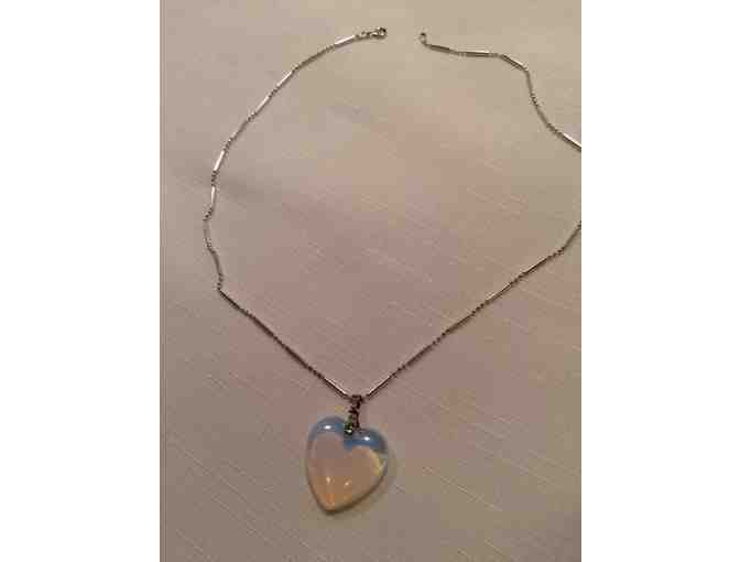 Sterling Silver Necklace with a Heart Pendant