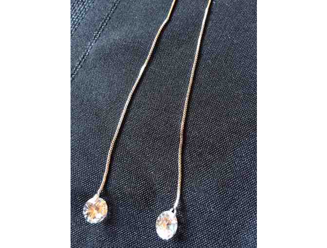 Sterling silver - Thread Earrings
