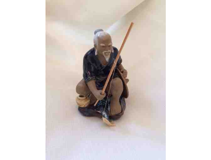 Asian fisherman Figurine