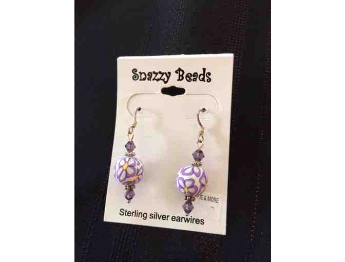 English Lavender Bracelet and Earrings