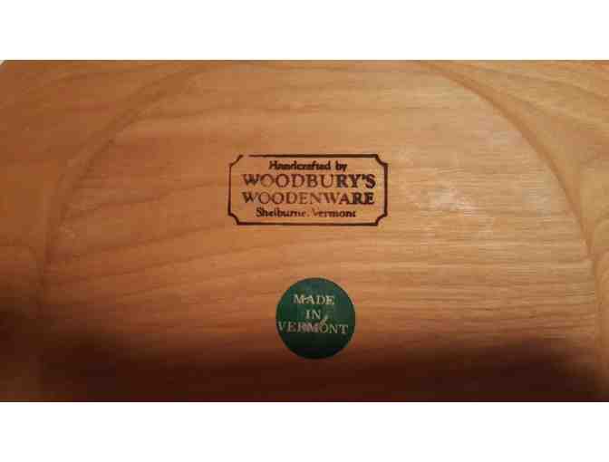 Handcrafted Woodbury's Woodenware Salad Bowl