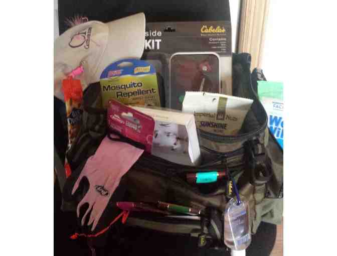 Cabela's Deluxe Soft Side 'Gone Fishing Bag' with lots of goodies!
