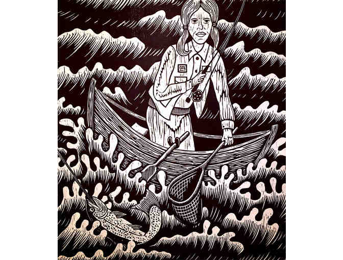 'Hell or High Water' Print by Wandering Blue Lines