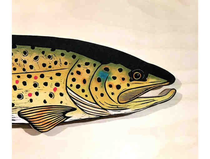 'Big Brother Brown Trout' by Wandering Blue Lines