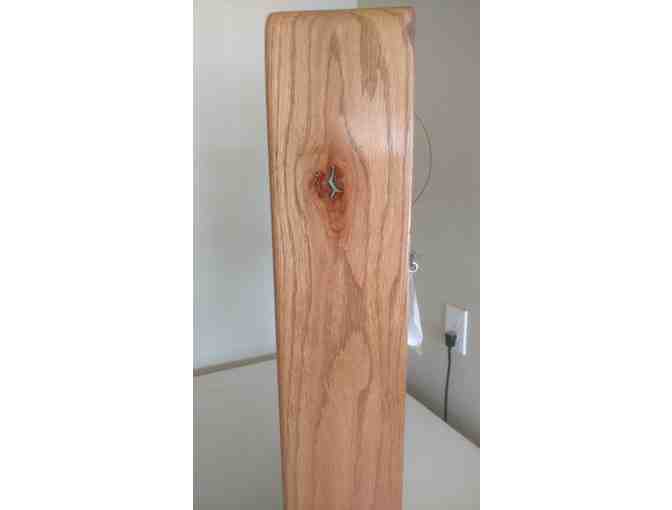 Casting for Recovery Red Oak Wall Clock with Chimes