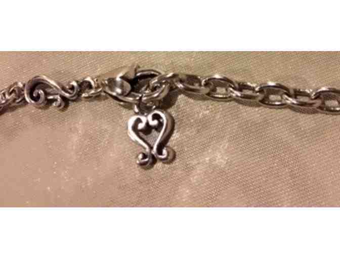 Brighton Necklace - Black Teardrop Crystals