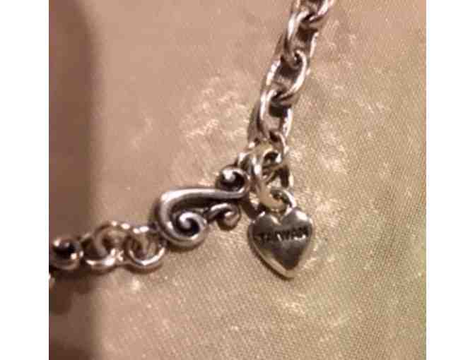 Brighton Necklace - Black Teardrop Crystals