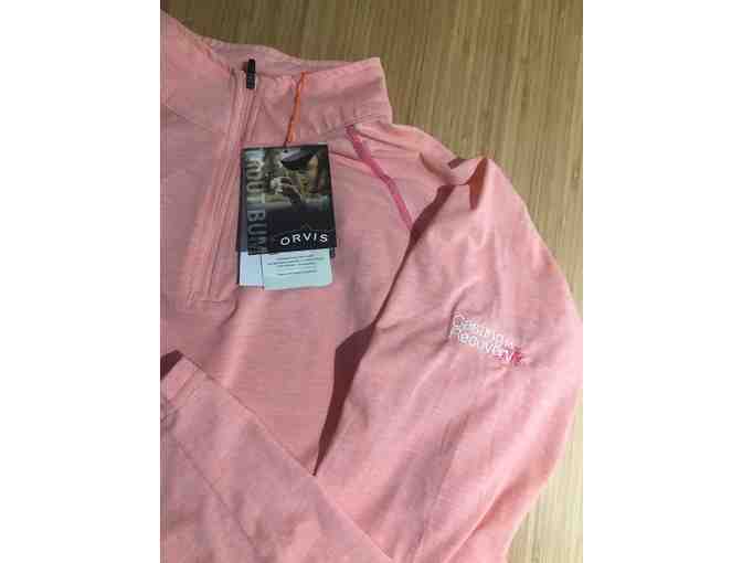 Orvis Women's Drirelease Long-Sleeved Quarter-Zip Tee with CfR logo - XL