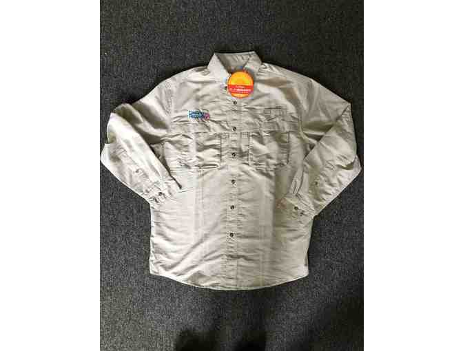 LL Bean Men's Tropicwear Shirt - Size Medium - with CfR Logo - Photo 1
