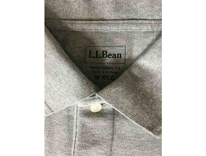 Premium Double L Polo with Custom CfR Logo - Light Grey Men's Size Medium