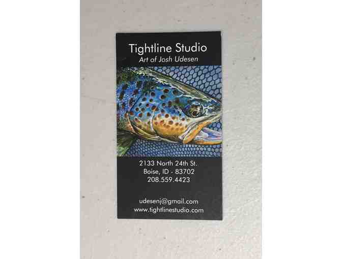 'Spring Creek Stealth' canvas print by Josh Udesen