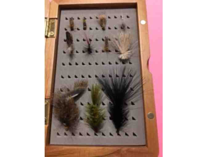 Wooden Box of Flies