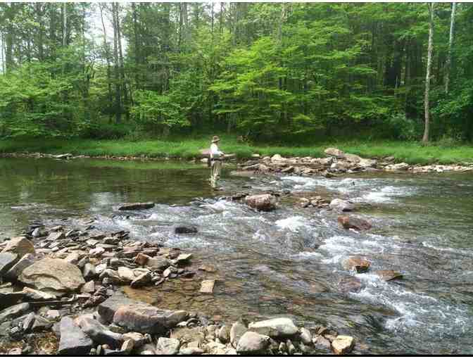 Knapps Creek Trout Lodge One night Stay and 1/2 day Guided Fly Fishing