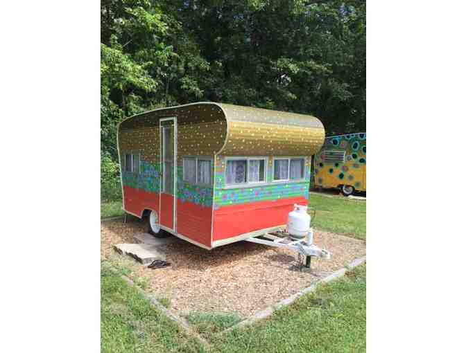 Vintage Camper Stay and Fly Fishing Instruction