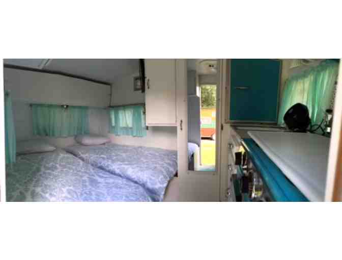 Vintage Camper Stay and Fly Fishing Instruction