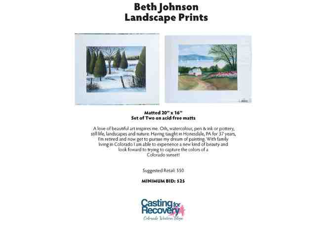 Landscape Prints by Beth Johnson
