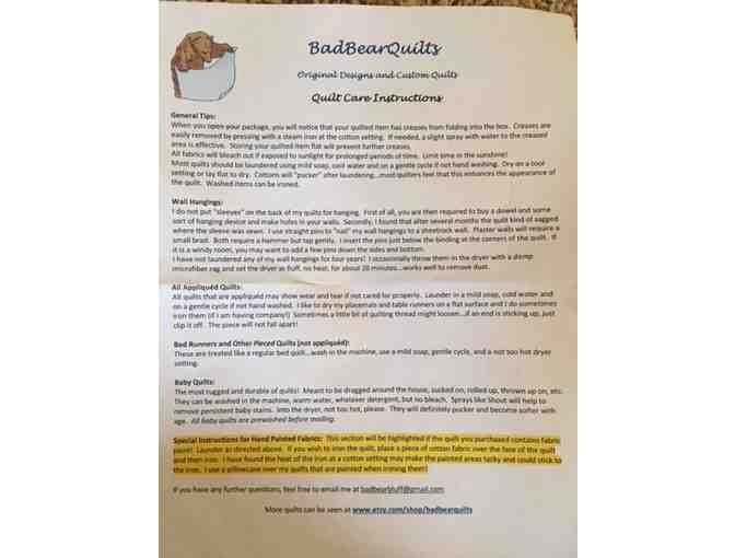 Delightful Wall Hanging Quilt