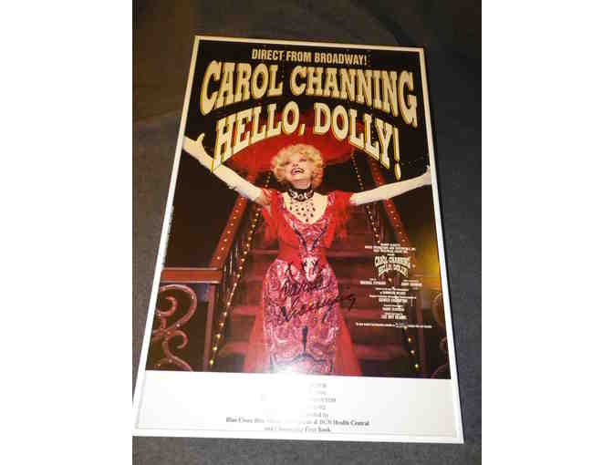Autographed (Carol Channing) Broadway Tour Poster: HELLO DOLLY