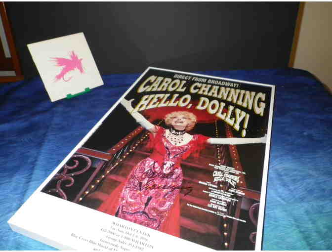Autographed (Carol Channing) Broadway Tour Poster: HELLO DOLLY