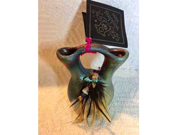 Raku Small Pottery Wedding Vase