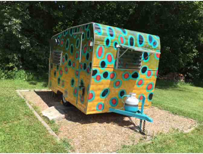 Vintage Camper Stay and Fly Fishing Instruction