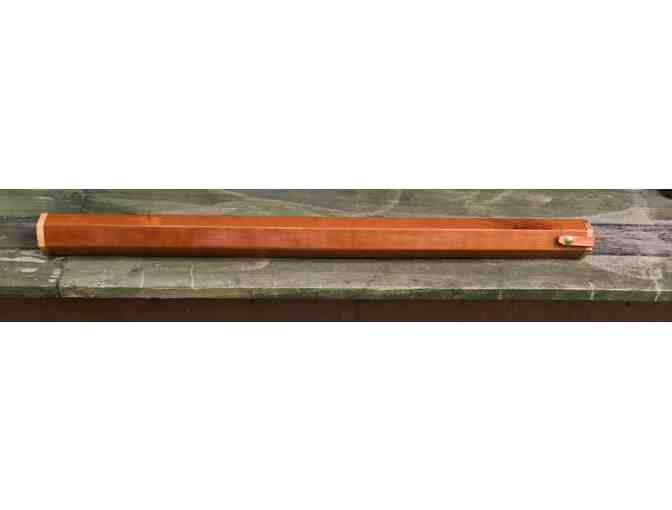 New Opening Bid! One of a Kind!  Handcrafted Rod Tube made of Cherry