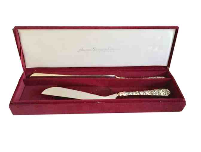 American Silver Collection by Godinger's Cake Cutting Knife and Server Set
